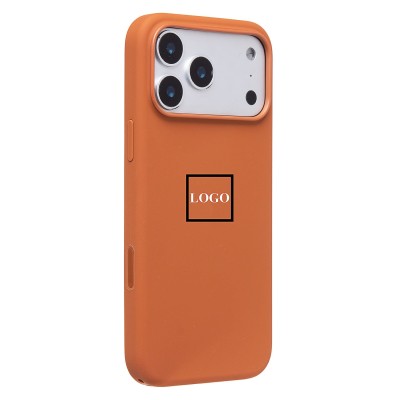 Чехол-накладка с анимацией для Apple iPhone 17 Pro Max (Терракотовый) ORG Silicone Case