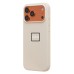 Чехол-накладка с анимацией для Apple iPhone 17 Pro Max (Кремовый) ORG Silicone Case