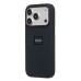 Чехол-накладка с анимацией для Apple iPhone 17 Pro (Черный) ORG Silicone Case
