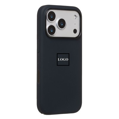 Чехол-накладка с анимацией для Apple iPhone 17 Pro (Черный) ORG Silicone Case
