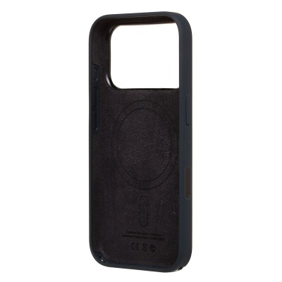 Чехол-накладка с анимацией для Apple iPhone 17 Pro (Черный) ORG Silicone Case