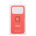 Чехол-накладка с анимацией для Apple iPhone 17 Pro (Ярко-розовый) ORG Silicone Case