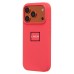 Чехол-накладка с анимацией для Apple iPhone 17 Pro (Ярко-розовый) ORG Silicone Case