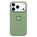 Чехол-накладка с анимацией для Apple iPhone 17 Pro (Светлый мох) ORG Silicone Case