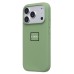 Чехол-накладка с анимацией для Apple iPhone 17 Pro (Светлый мох) ORG Silicone Case