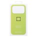 Чехол-накладка с анимацией для Apple iPhone 17 Pro (Неоновый желтый) ORG Silicone Case