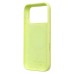 Чехол-накладка с анимацией для Apple iPhone 17 Pro (Неоновый желтый) ORG Silicone Case
