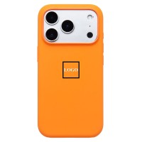 Чехол-накладка с анимацией для Apple iPhone 17 Pro (Оранжевый) ORG Silicone Case