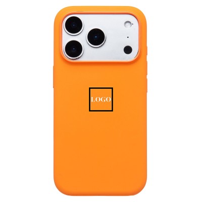 Чехол-накладка с анимацией для Apple iPhone 17 Pro (Оранжевый) ORG Silicone Case