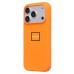 Чехол-накладка с анимацией для Apple iPhone 17 Pro (Оранжевый) ORG Silicone Case