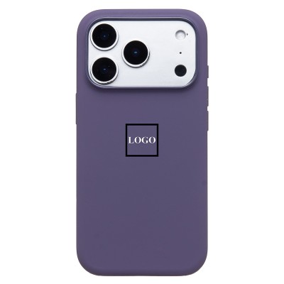 Чехол-накладка с анимацией для Apple iPhone 17 Pro (Фиолетовый туман) ORG Silicone Case