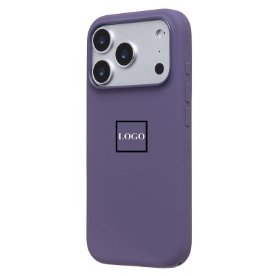 Чехол-накладка с анимацией для Apple iPhone 17 Pro (Фиолетовый туман) ORG Silicone Case