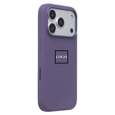Чехол-накладка с анимацией для Apple iPhone 17 Pro (Фиолетовый туман) ORG Silicone Case