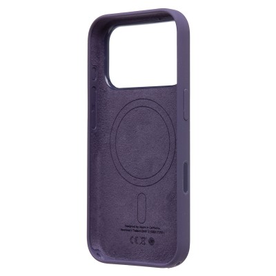 Чехол-накладка с анимацией для Apple iPhone 17 Pro (Фиолетовый туман) ORG Silicone Case