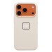 Чехол-накладка с анимацией для Apple iPhone 17 Pro (Кремовый) ORG Silicone Case