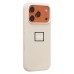 Чехол-накладка с анимацией для Apple iPhone 17 Pro (Кремовый) ORG Silicone Case