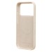 Чехол-накладка с анимацией для Apple iPhone 17 Pro (Кремовый) ORG Silicone Case