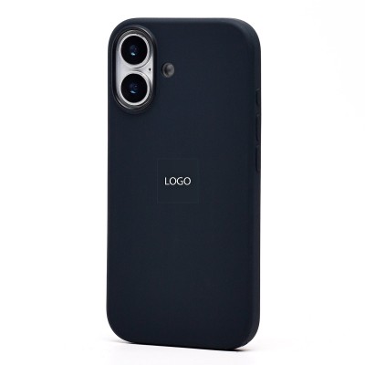 Чехол-накладка с анимацией для Apple iPhone 17 (Черный) ORG Silicone Case