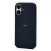 Чехол-накладка с анимацией для Apple iPhone 17 (Черный) ORG Silicone Case