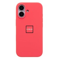Чехол-накладка с анимацией для Apple iPhone 17 (Ярко-розовый) ORG Silicone Case