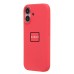 Чехол-накладка с анимацией для Apple iPhone 17 (Ярко-розовый) ORG Silicone Case