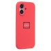 Чехол-накладка с анимацией для Apple iPhone 17 (Ярко-розовый) ORG Silicone Case