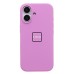 Чехол-накладка с анимацией для Apple iPhone 17 (Электирк лавандовый) ORG Silicone Case