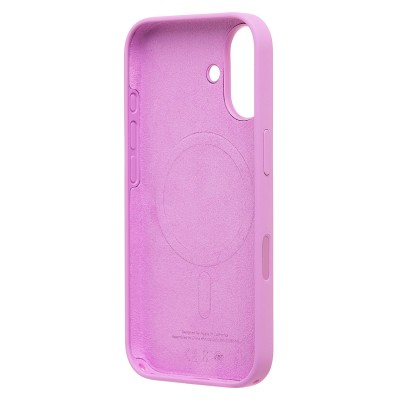 Чехол-накладка с анимацией для Apple iPhone 17 (Электирк лавандовый) ORG Silicone Case