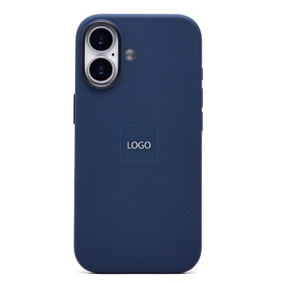 Чехол-накладка с анимацией для Apple iPhone 17 (Синий) ORG Silicone Case