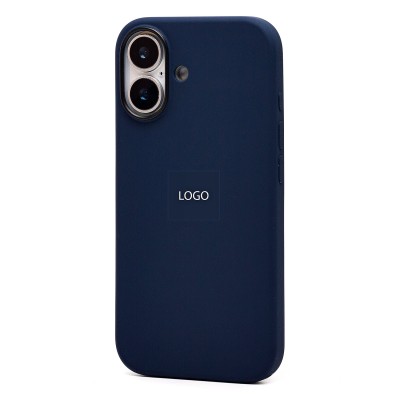 Чехол-накладка с анимацией для Apple iPhone 17 (Синий) ORG Silicone Case