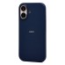 Чехол-накладка с анимацией для Apple iPhone 17 (Синий) ORG Silicone Case