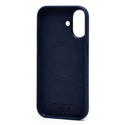 Чехол-накладка с анимацией для Apple iPhone 17 (Синий) ORG Silicone Case