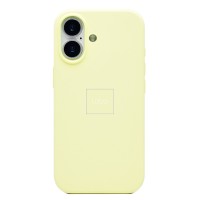 Чехол-накладка с анимацией для Apple iPhone 17 (Неоновый желтый) ORG Silicone Case