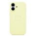Чехол-накладка с анимацией для Apple iPhone 17 (Неоновый желтый) ORG Silicone Case