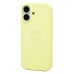 Чехол-накладка с анимацией для Apple iPhone 17 (Неоновый желтый) ORG Silicone Case