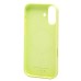 Чехол-накладка с анимацией для Apple iPhone 17 (Неоновый желтый) ORG Silicone Case