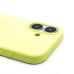 Чехол-накладка с анимацией для Apple iPhone 17 (Неоновый желтый) ORG Silicone Case