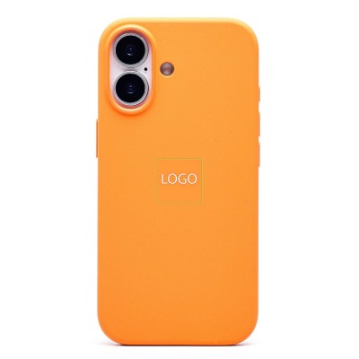 Чехол-накладка с анимацией для Apple iPhone 17 (Оранжевый) ORG Silicone Case