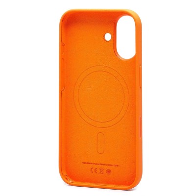 Чехол-накладка с анимацией для Apple iPhone 17 (Оранжевый) ORG Silicone Case