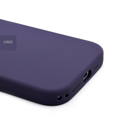 Чехол-накладка с анимацией для Apple iPhone 17 (Фиолетовый туман) ORG Silicone Case