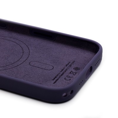 Чехол-накладка с анимацией для Apple iPhone 17 (Фиолетовый туман) ORG Silicone Case