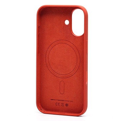 Чехол-накладка с анимацией для Apple iPhone 17 (Терракотовый) ORG Silicone Case