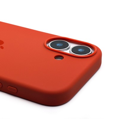 Чехол-накладка с анимацией для Apple iPhone 17 (Терракотовый) ORG Silicone Case