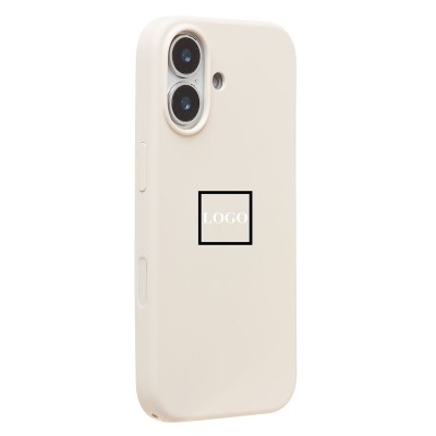 Чехол-накладка с анимацией для Apple iPhone 17 (Кремовый) ORG Silicone Case