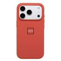 Чехол-накладкас анимацией для Apple iPhone 17 Pro (Терракотовый) ORG Silicone Case