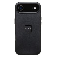 Чехол-накладка экокожа для Apple iPhone 17 Air (Черный) ORG SM002 SafeMag