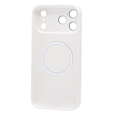 Чехол-накладка для Apple iPhone 17 Pro Max (Белый) ORG SM021 SafeMag