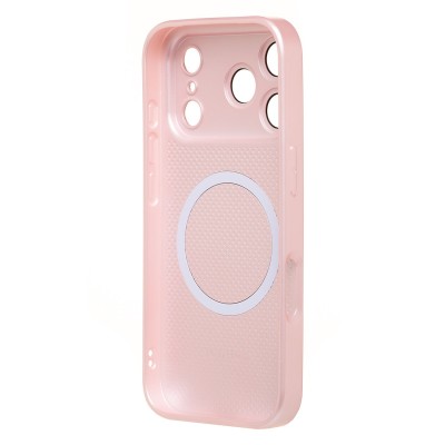Чехол-накладка для Apple iPhone 17 Pro (Светло-розовый) ORG SM021 SafeMag