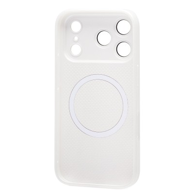 Чехол-накладка для Apple iPhone 17 Pro (Белый) ORG SM021 SafeMag