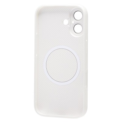 Чехол-накладка для Apple iPhone 17 (Белый) ORG SM021 SafeMag
